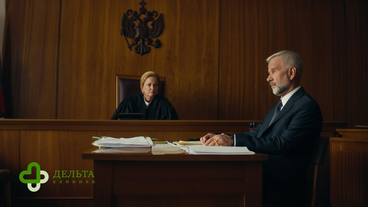 Мужчина находится в суде из-за вождения в не трезвом виде